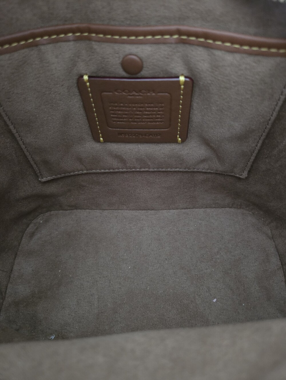 Coach Tali Bucket Bag Color: Chalk - Picture 7 of 8